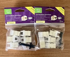 Legrand On-Q RJ45 Data/Phone Jack (PACK OF 5). Brand New in Package .