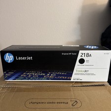 NEW - HP 218A Black Original LaserJet Printer Toner Cartridge Sealed