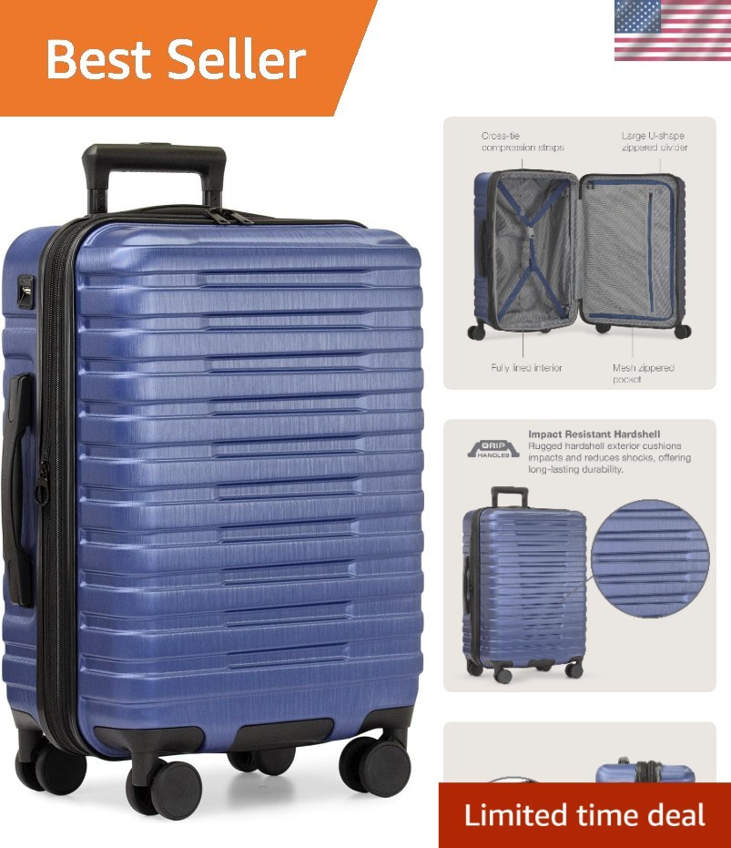 With 8 Spinner Wheels - Ideal For Travels