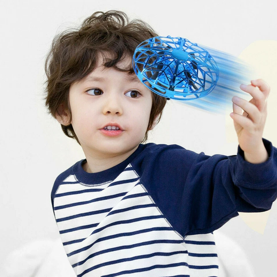 Mini Induktions Drohne UFO Fiegender Spielzeug Quadrocopter Kinder Geschenk 360° - Bild 3 von 4