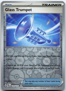 Glass Trumpet 110/131 Prismatic Evolutions Reverse Holo Uncommon