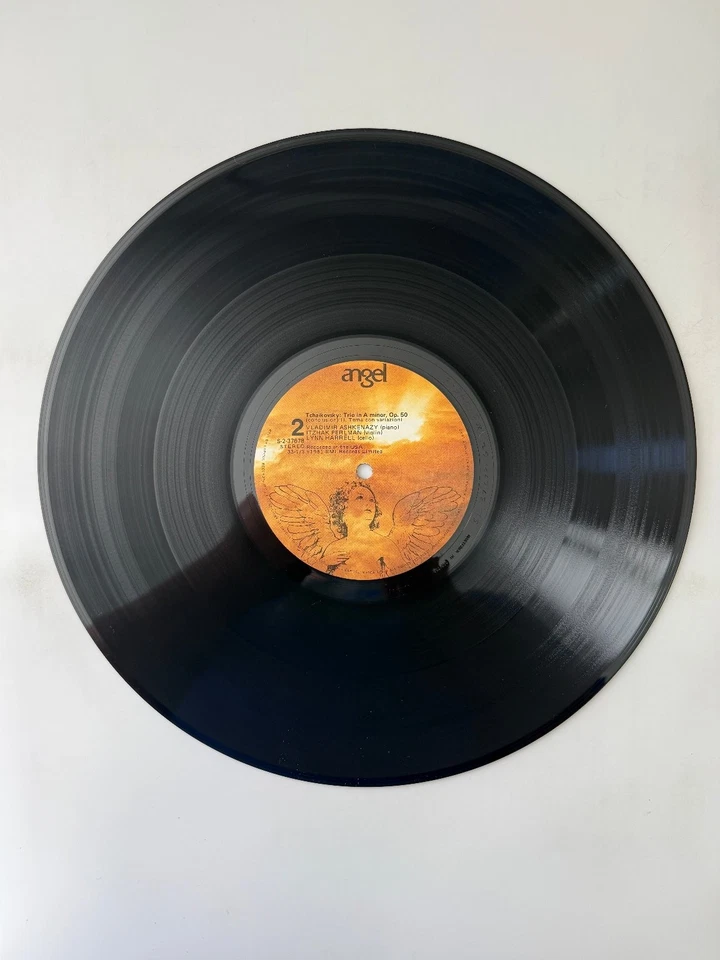 Perlman Ashkenazy Harrell - Tchaikovsky Piano Trio Op.50 LP 1981 EMI Angel Foto 4 de 4
