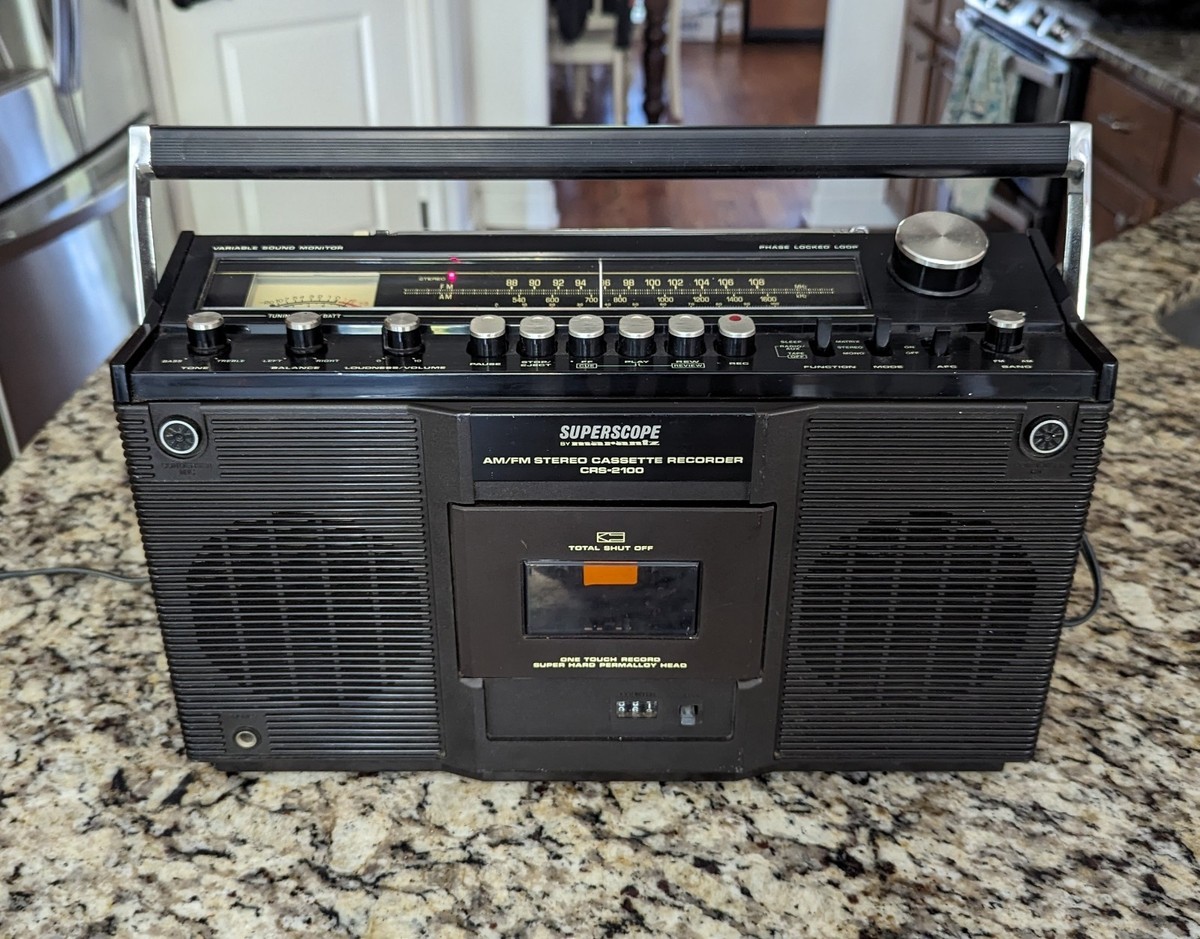 🔉Vintage 1978 Marantz SuperScope CRS-2100 Boombox - READ | eBay