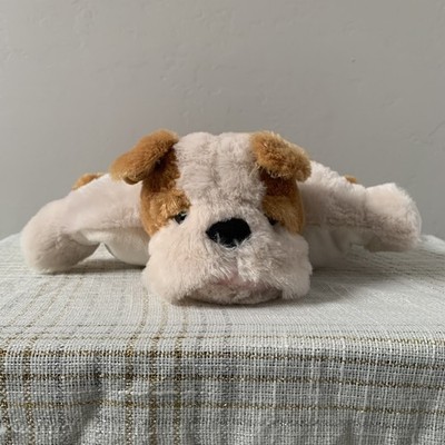 Kellytoy Pillow Chums Bulldog Plush Stuffed Animal Toy Pet 10''x13'' CLEAN