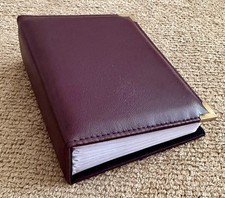 PHOTO STORAGE ALBUM, 50 Sleeves for 100 Photos, 4 x 6  Blue Book Design Cover