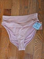 NEW Women's Shade Shore Hiphugger Swim Bottom Sz 8 10