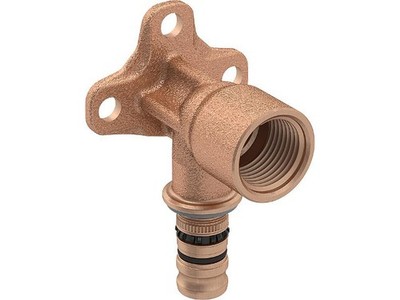 Geberit Mepla Anschlusswinkel 90Gr Rotguss d16-Rp 1/2 L 52mm 16x2,25mm DN 15 1/2