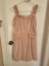 Japanese Brand Tralala 'Liz Lisa' soft faux fur pink dress NWT sz 0