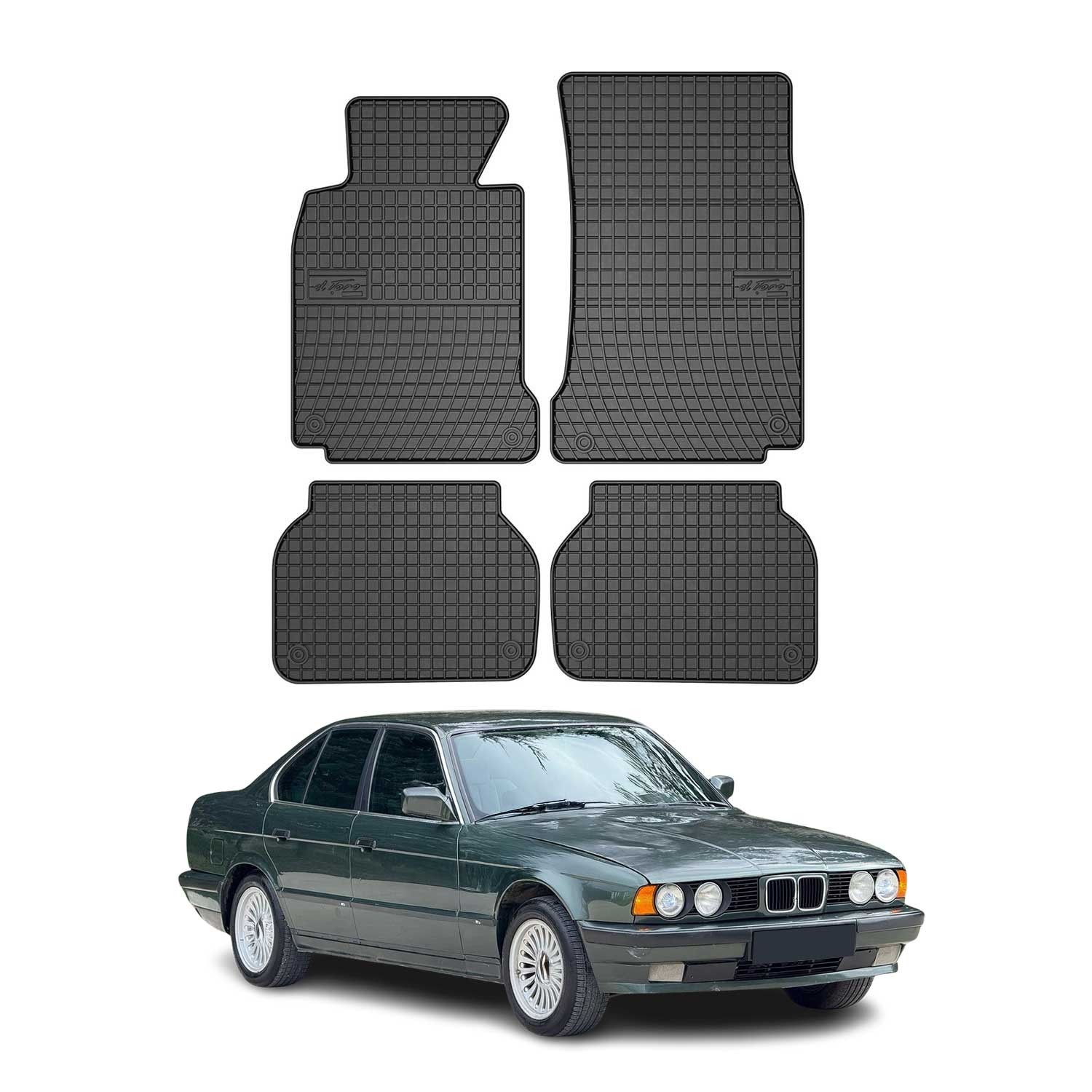 Tapis auto BMW E39 caoutchouc étanche pour rénovation intérieur Berline Break