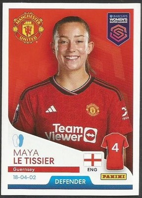 PANINI DAMEN SUPER LEAGUE - 2024 - #218 - MANCHESTER UNITED/ENGLAND - MAYA LE TISSIER