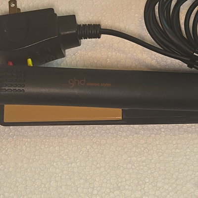 ghd Original Classic Styler 1'' Ceramic Flat Iron Hair Straightener - Black - Tes
