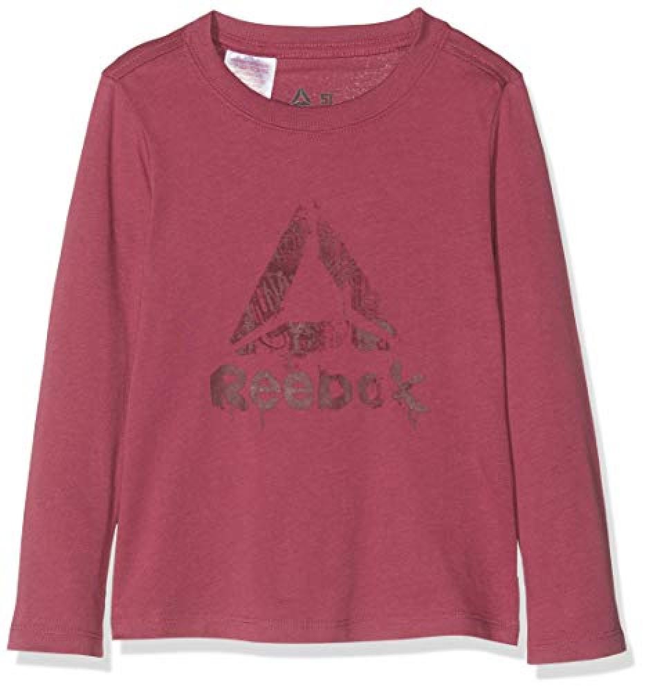 (TG. L) Reebok G Elem Longsleeve Felpa, Bambina, DH4365_Multicolor (Twiber)_L, M