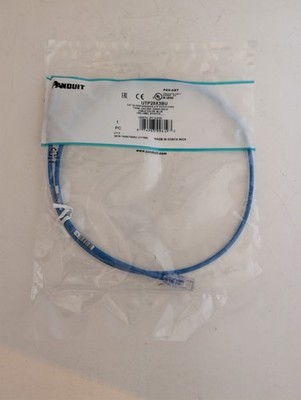 Panduit UTP28X3BU Cat 6 Cable 28awg UTP Patch Chord