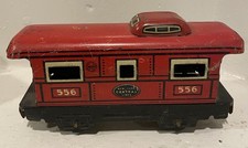 Vintage Marx 556 New York Central NYC Tin Litho Caboose O Gauge Train 1940s