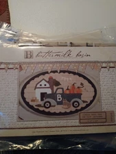 Primitive Wool Pattern Buttermilk Basin Vintage Truck Thru The Year - SEPT