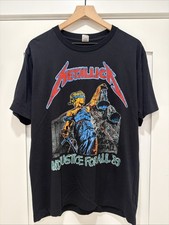 Vintage 1989 Metallica  And Justice For All  Tee