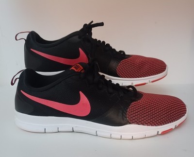 Nike Flex Essential TR Womens Size 9.5 Black Red Athletic Training Shoes Sneaker