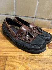 Sperry Top Sider Men's Tassel Black/Brown Boat shoe size 9.5