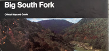 Vintage 1992 BIG SOUTH FORK RIVER/REC NATIONAL PARK SERVICE UNIGRID BROCHURE