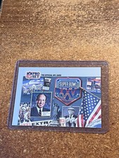 1990 Pro Set Football # 1 Super Bowl XXV Puzzle Card