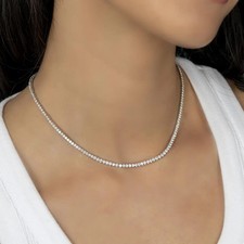 ROUND Certified 14 Ct,  3 mm White Diamond TE...