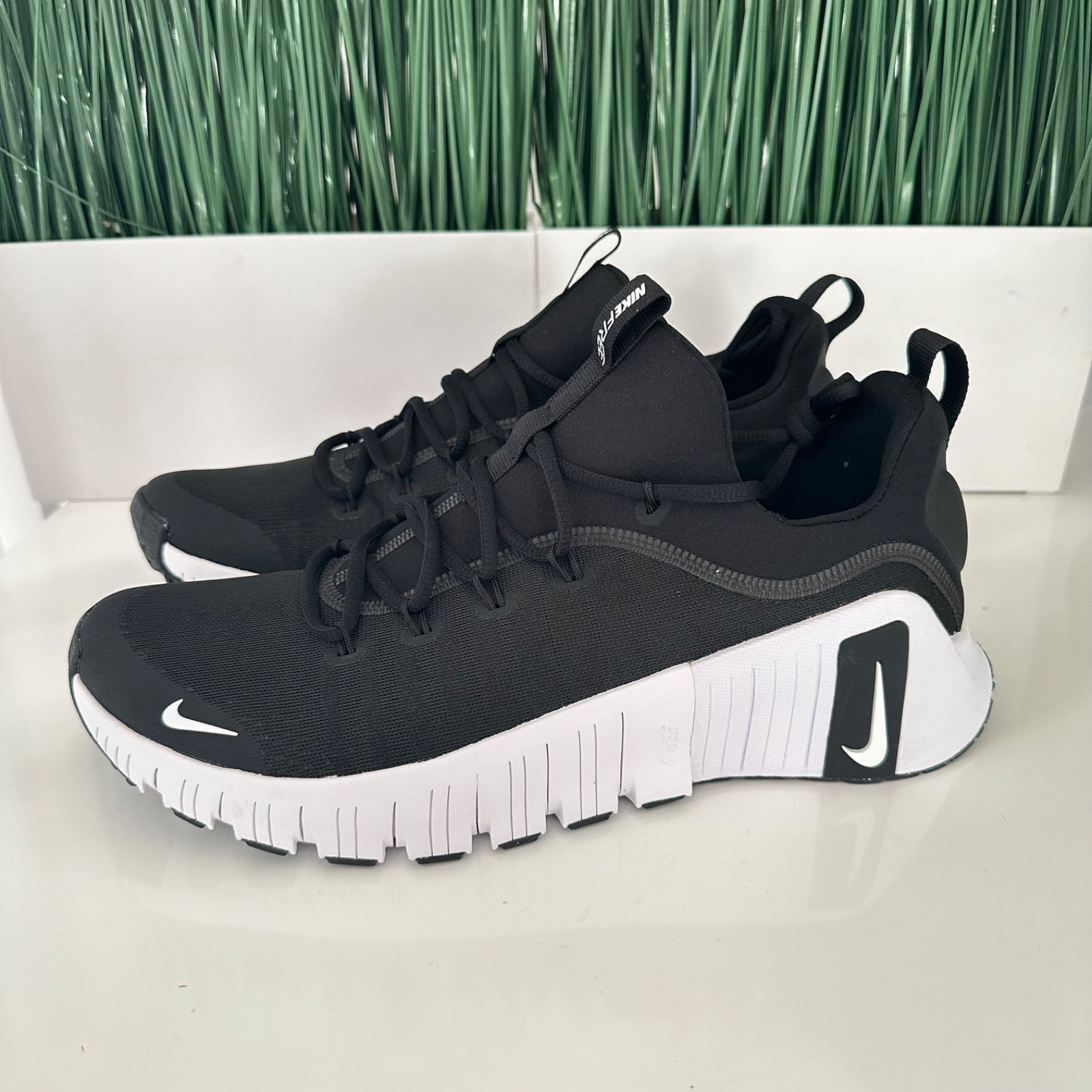 Nike Free Metcon 6 NBY Mens Running Shoes Black White FJ7127-001 Size 11.5