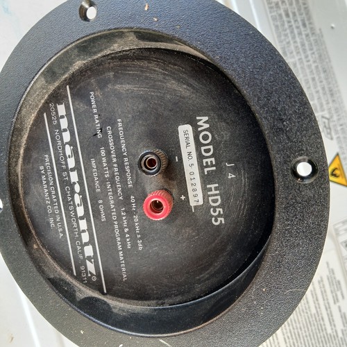 Pair of Vintage Marantz Midrange From HD55 841-1054 W/ Marantz Original Rings