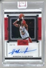 Hakeem Olajuwon 2020 Panini One and One #FTS-HKO First Team Auto 34/75 JERSEY #
