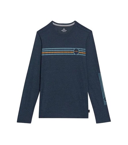prAna Men's Prospect Heights Graphic Long Sleeve Crew Neck Shirt