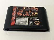 WWF Raw SEGA Genesis Cartridge Only Tested
