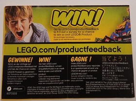 LEGO The Lego Movie Melting Room #70801 Instruction Manual Only! 2014 Retired