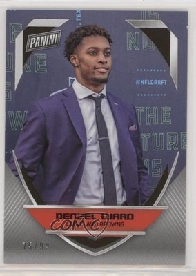 2018 Panini Day Draft 75/99 Denzel Ward #R17 Rookie RC 0c6