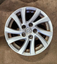 2012-2015 Mazda 3 16x6 12 10 Spokes Alloy Wheel Rim Silver Oem