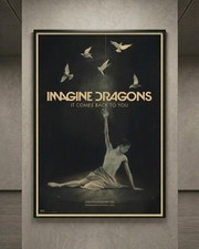 Imagine Dragons Poster Dark Aesthetic Music Wall Art