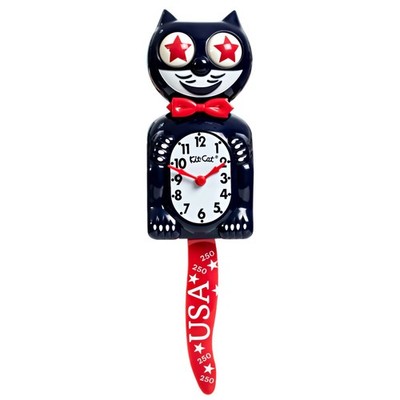 OLD GLORY 250th Anniversary KIT CAT CLOCK -Full Size  15.5''- LE 2,500 RARE