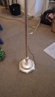 Antique Vintage Art Deco Torchiere Floor Lamp With Milk Glass/Bell Lamp Shade  — photo 4