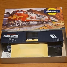 Athearn HO Blue Box Kit# 5538 Montana Rail Link 50' Railbox Boxcar MRL 20020