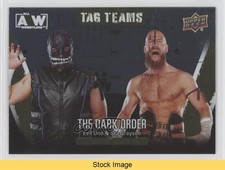 2021 AEW All Elite Wrestling Rainbow Foil Evil Uno & Stu Grayson Patch READ 2k4