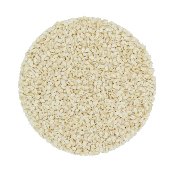 1000KräUter Sesam Weiß GeschäLt Ganz Sesamsaat Hell Sesamum Indicum 200 G-image