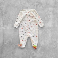 Carter's Infant Halloween Footed Pajama 3M Cream White 100 Cotton NWT
