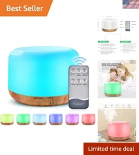 Remote-Controlled Aromatherapy Diffuser with Auto Shut-Off - Perfect for Home