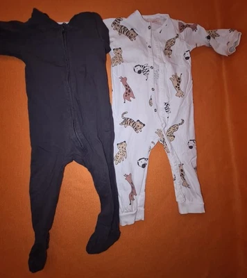 Baby Schlafstrampler 2 er Set Große 80 - Bild 1 von 3