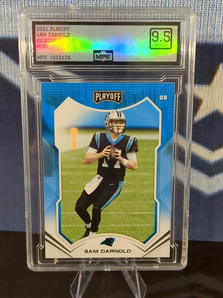 2021 Panini Playoff - Sam Darnold #157 MINT+ 9.5!!! - Image 2 of 4
