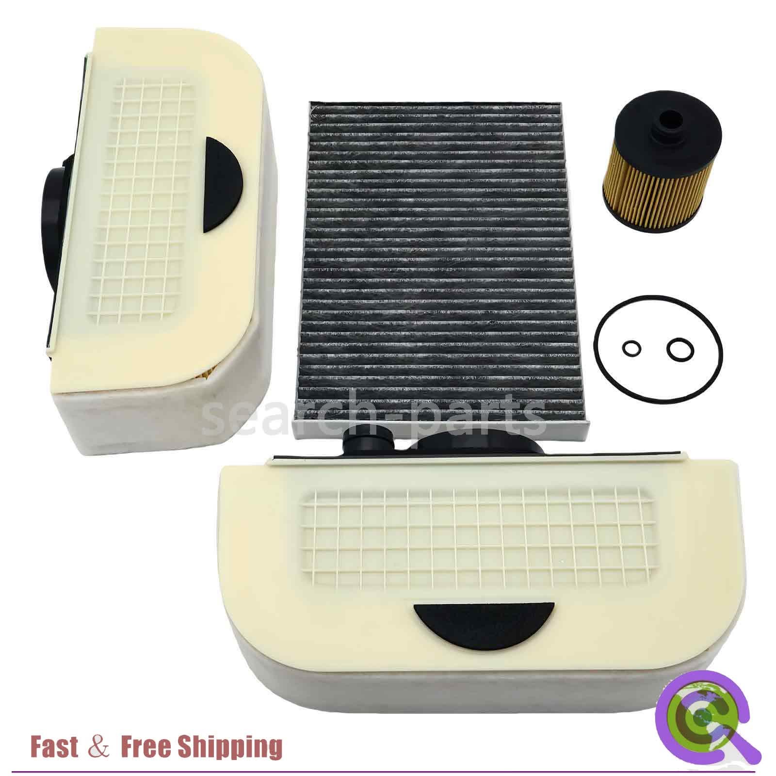 Oil Filter+AC Filter+Air Filter Set For Bentley Bentayga W12 2017-2023