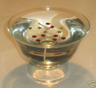 GELKERZE IM GLASBECHER AUS SAMMLUNG!