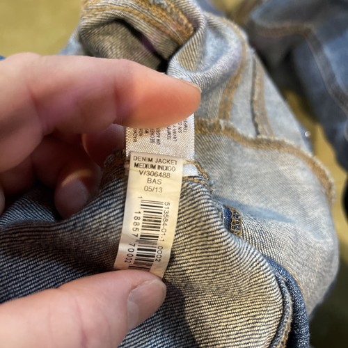 Old Navy Girls Blue Denim Jean Jacket Medium Wash Size 8 Medium - Picture 4 of 4