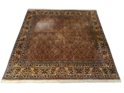 Perserteppich Orientteppich Handgeknüpfter Bidjar Palast Teppich fein 207x207cm