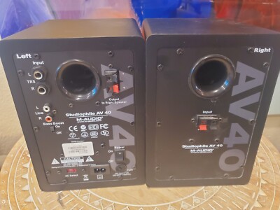 M-Audio Studiophile AV 40 Active Studio Monitor Speakers Loud 8.75