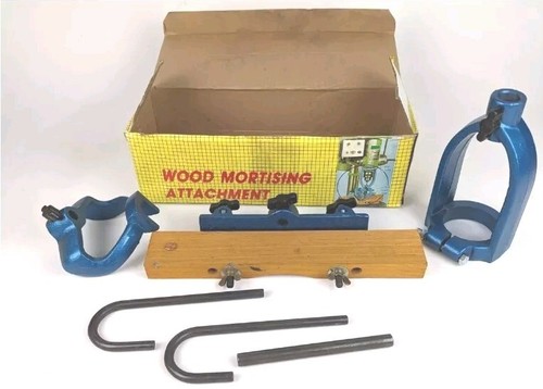Eagle Drill Press Wood Mortising Attachment Complete NIB Woodworking Tool Kit - Picture 2 of 9