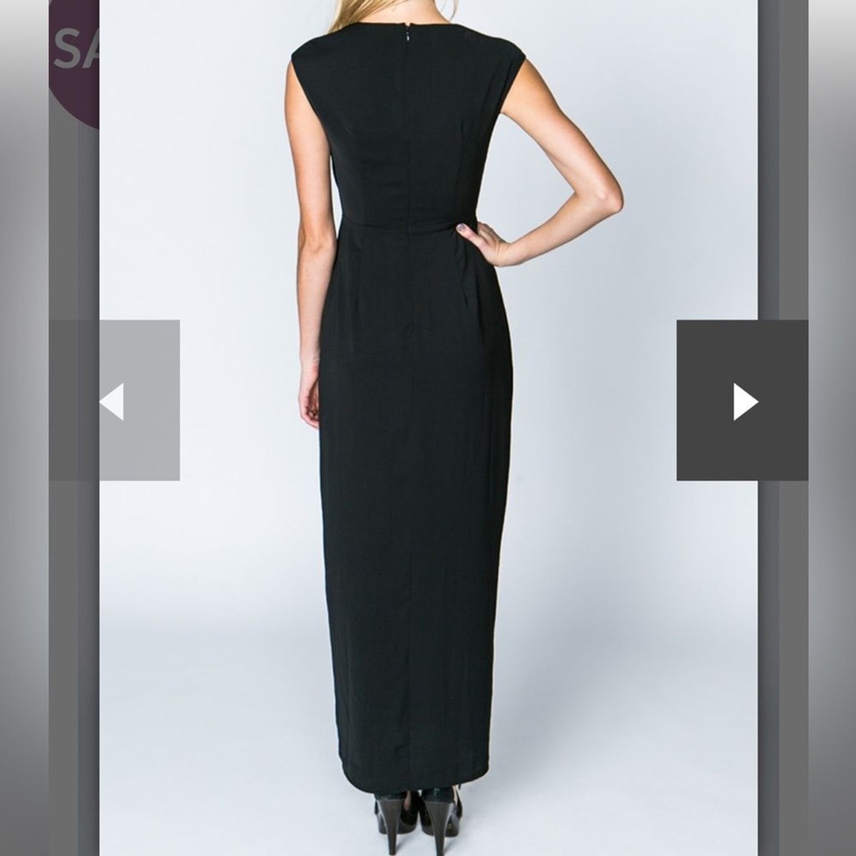 NWT Keepsake The Label Surrender Maxi Dress Black XS